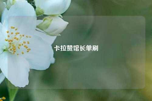 卡拉赞馆长单刷